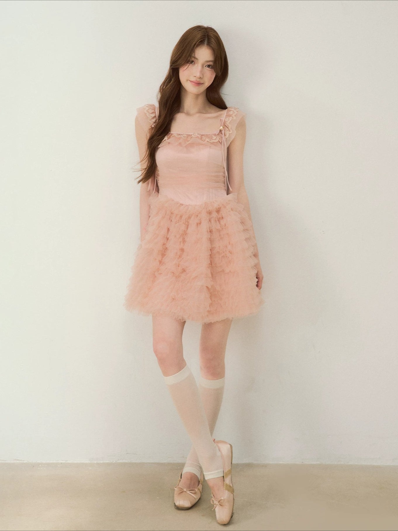 Puff Sleeve Tulle Dress
