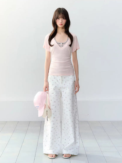 Lyocell Halter Two-Piece Set