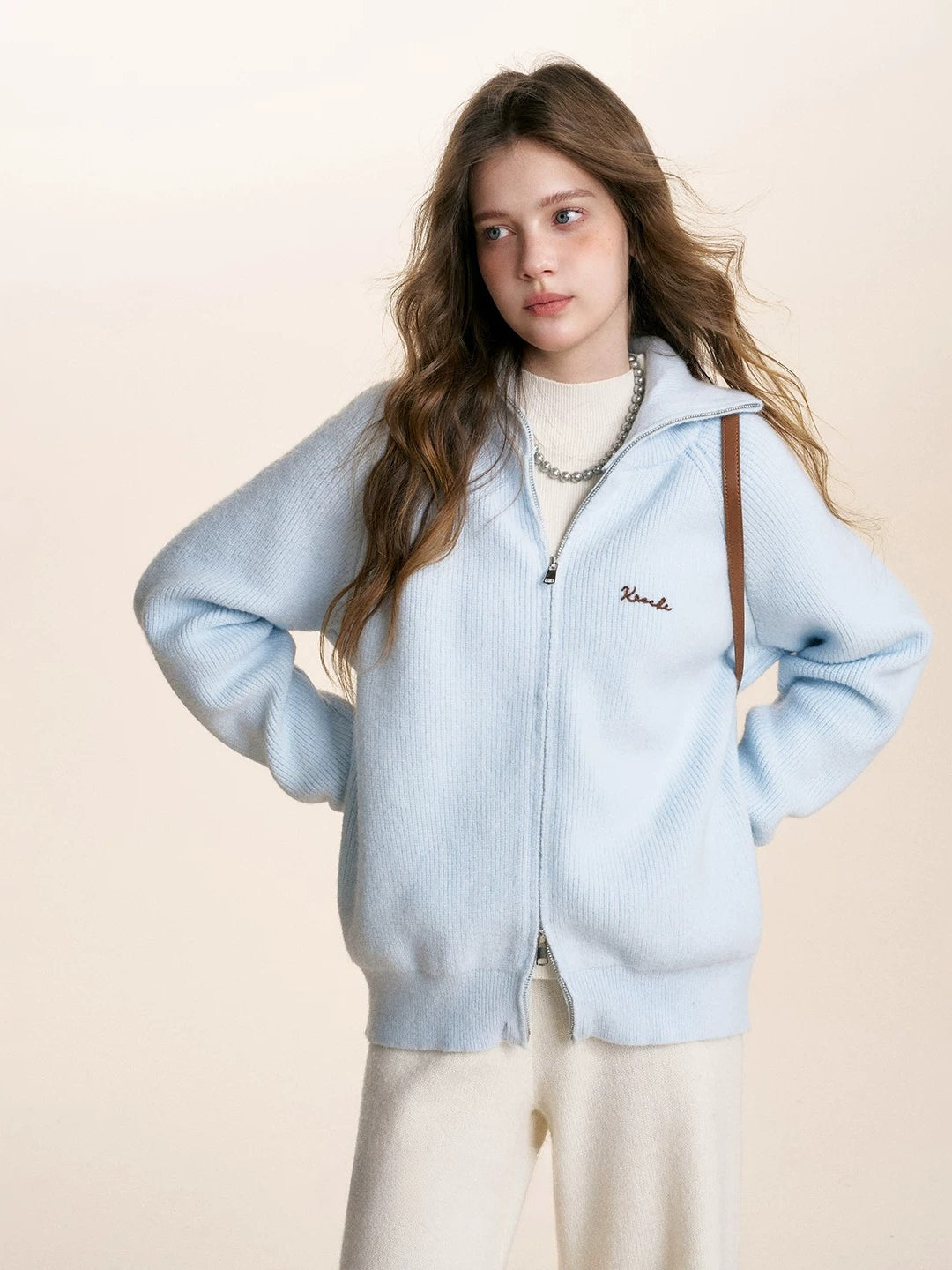 Chain Embroidered Cardigan