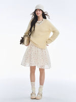 Ballet Tencel Pleated A-Line Skirt