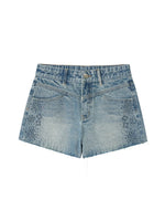Rhinestone Denim Shorts
