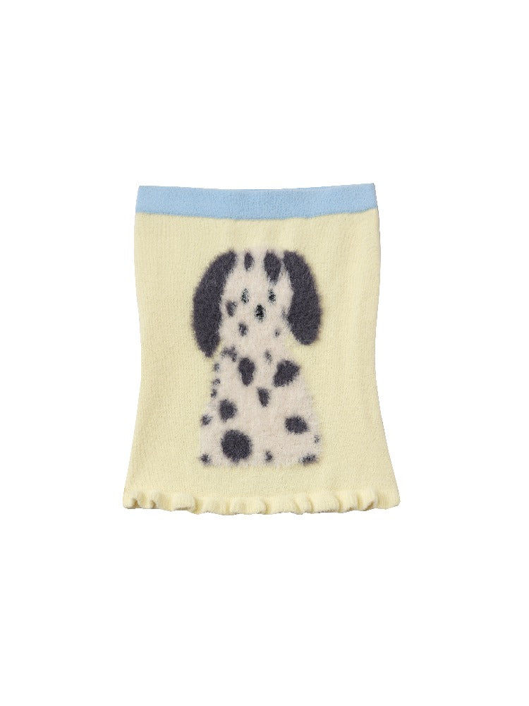 Faux Fur Dog Tube Top