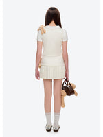 Knitted Layering Vest & Short-sleeve Two-piece T-shirt