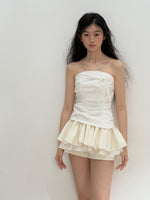 Black and White 3D A-Line Skirt