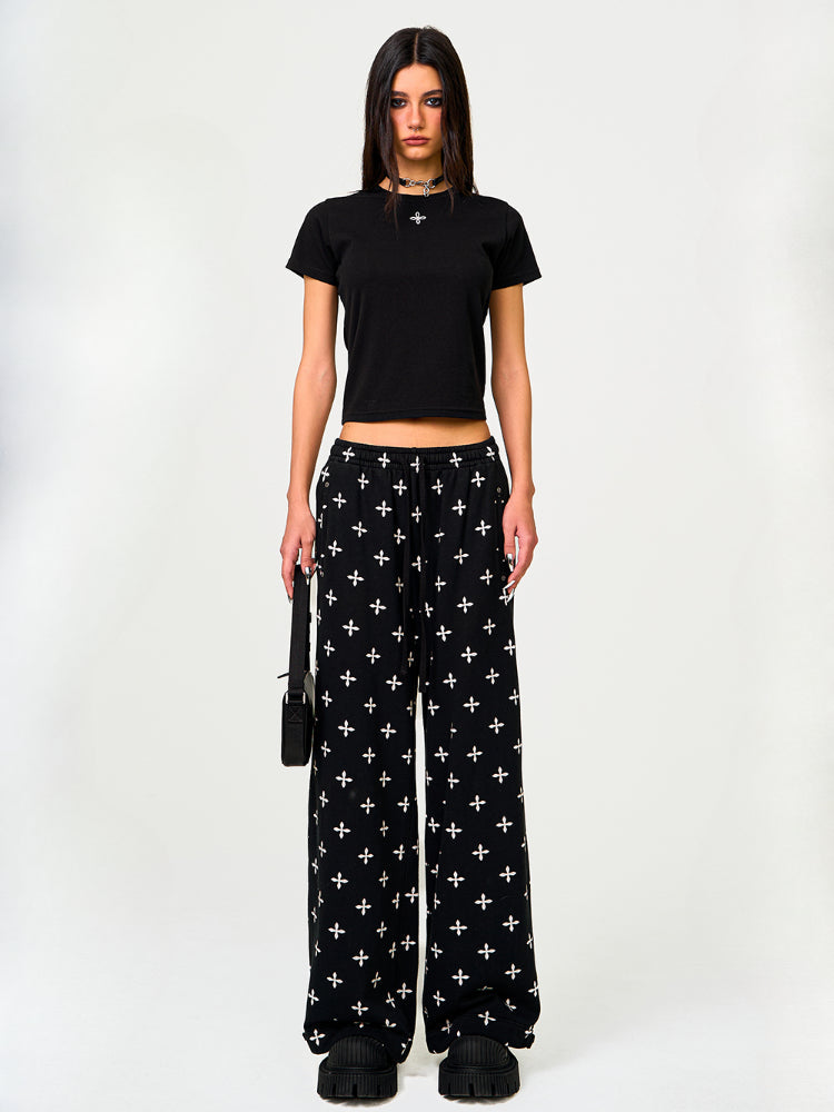All-Over Print Tie-Dye Sports Paratrooper Pants