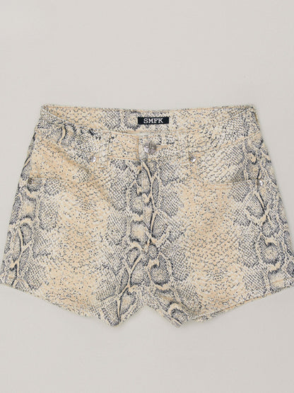 Compass Dancer Denim Flat Shorts Desert Camouflage