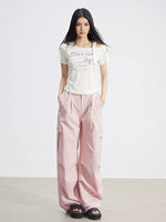 Cargo Wide-Leg Pants