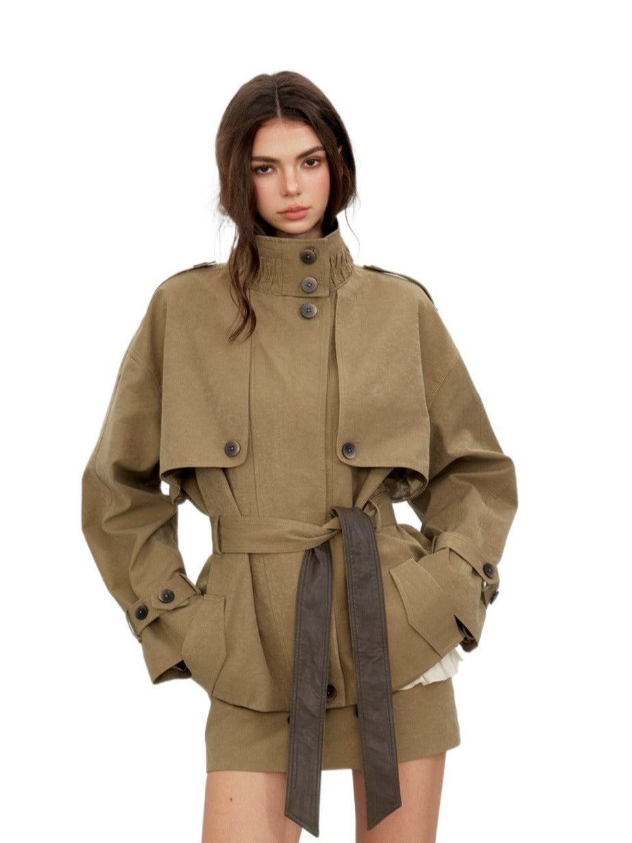 Contrast Panel Utility Jacket
