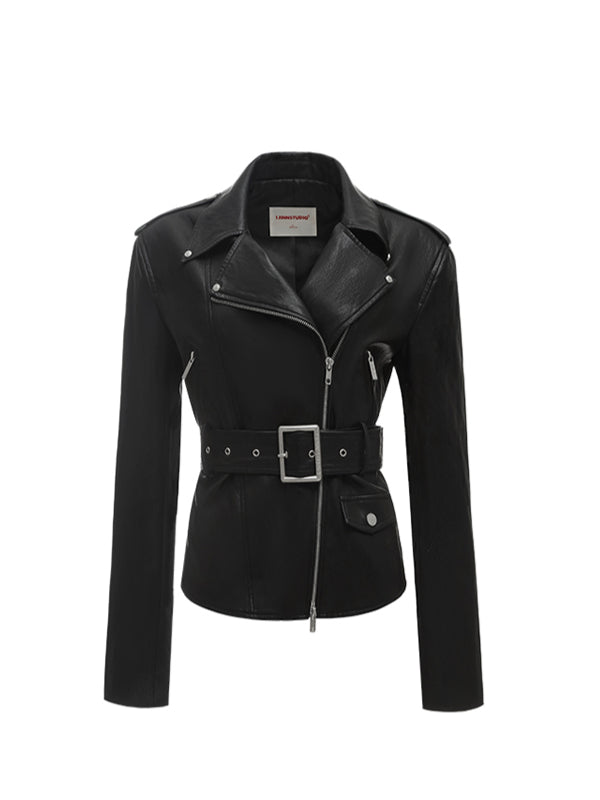 Black Moto Leather Jacket