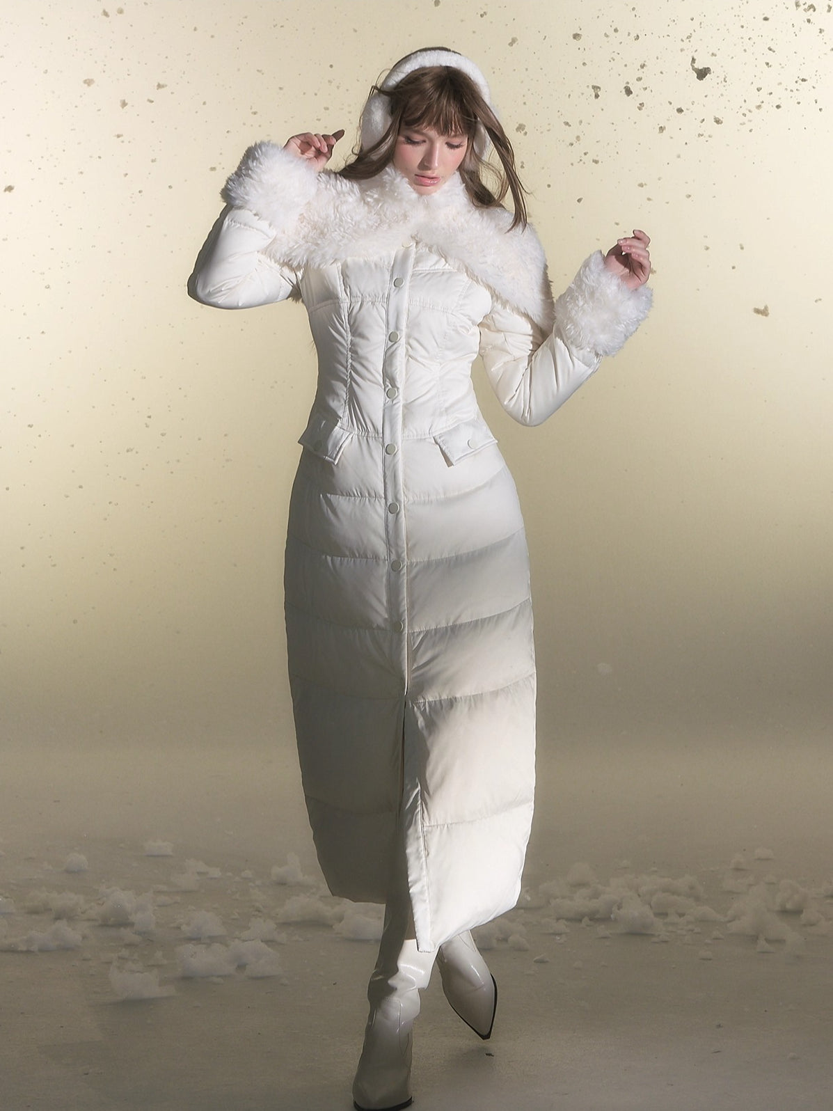 Cloak Style Eco-Friendly Fur Shawl