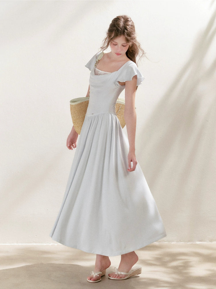 Lace Knit Maxi Dress