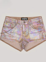 Rage Wild Denim Shorts Low Wild Cowboy Brown