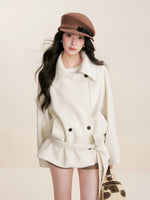 Belted Drop-Shoulder Coat