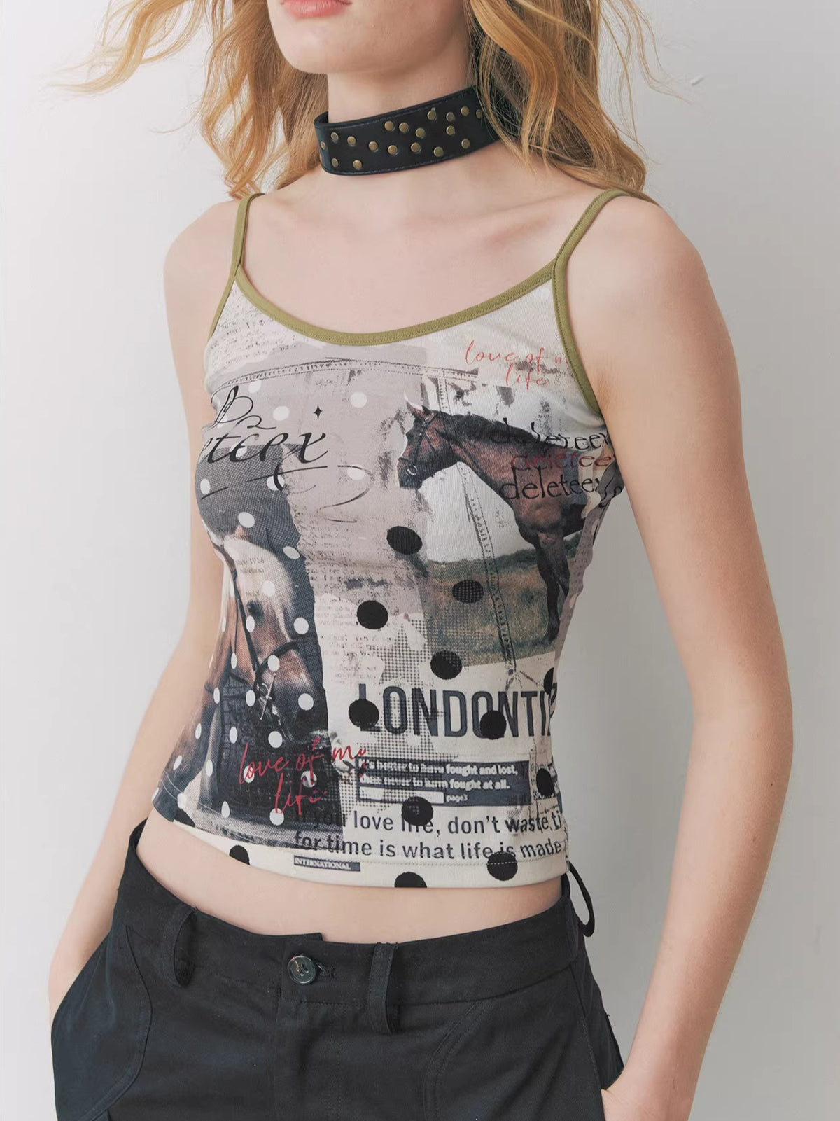 Pony Dot Cami Top