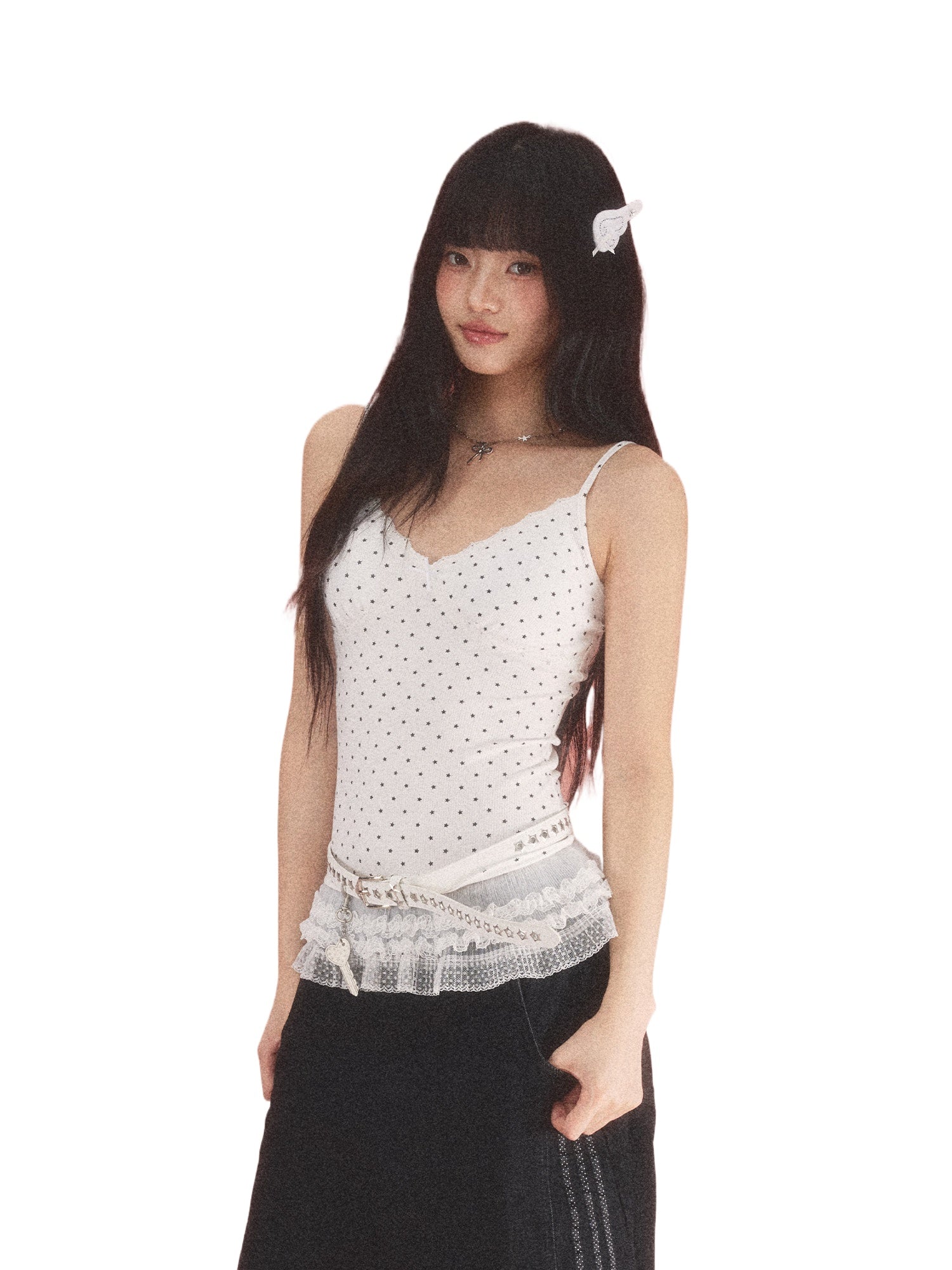 White Star Lace Camisole