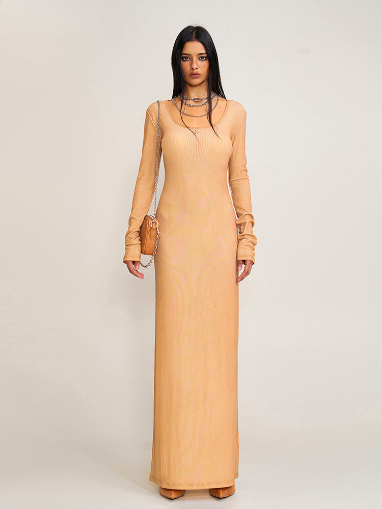Vintage Hurricane Silk Fade Body Dress Hurricane Camouflage