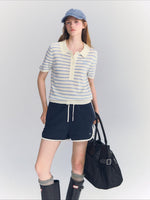 Contrast Trim Shorts