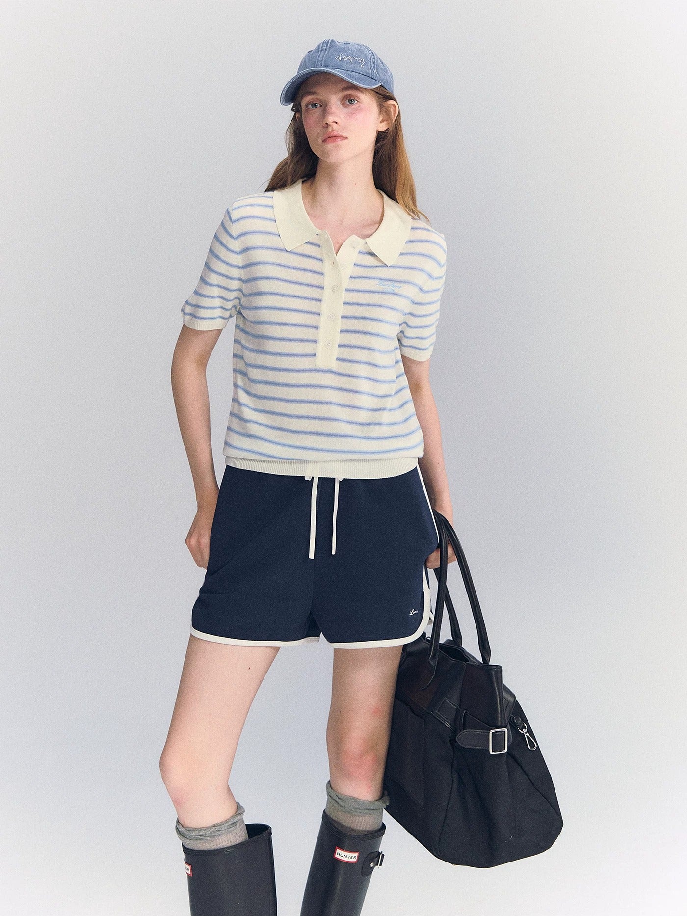 Contrast Trim Shorts
