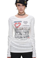 Comic Cutout T-Shirt Dress