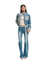 Equestrian Laser Denim Jacket