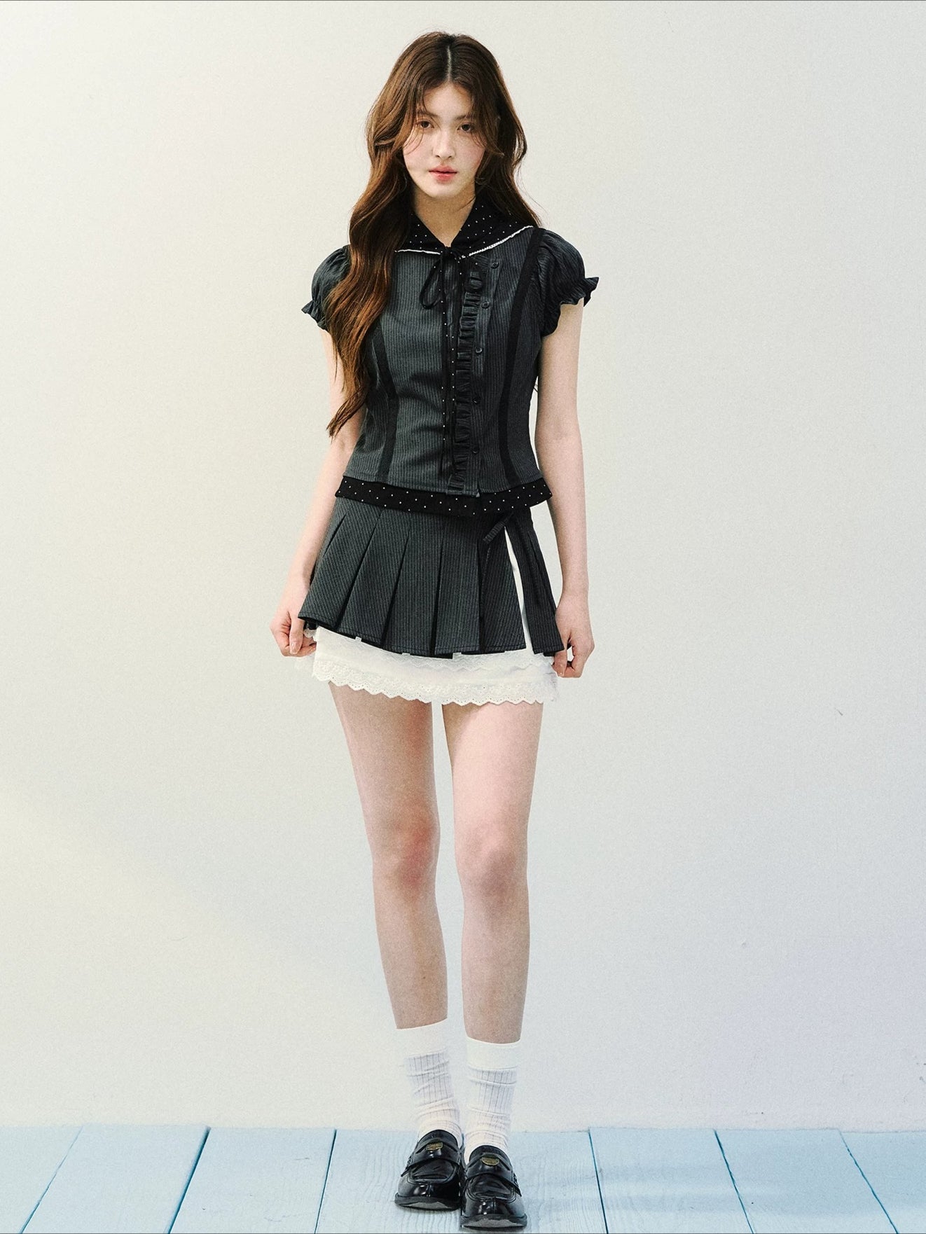 Academy Stripe Skirt Set