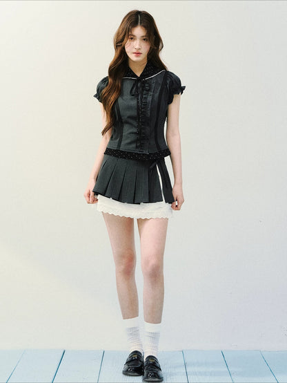 Academy Stripe Skirt Set