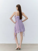 Ruffle Chiffon Cami Dress