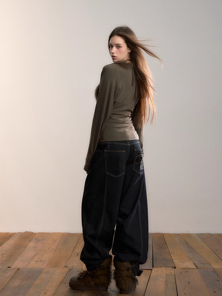 Original Black Straight Jeans