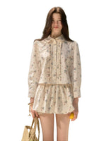 Mediterranean Floral Skort Set