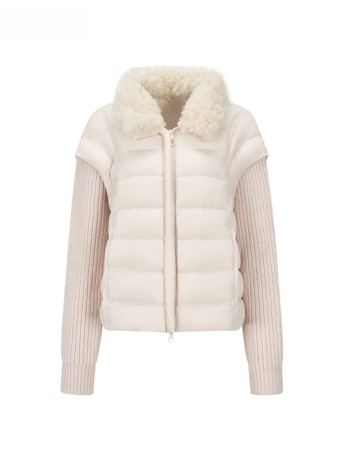 Detachable Sleeve Down Puffer Jacket