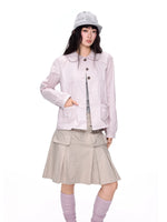Polka Dot Doll Collar Shirt