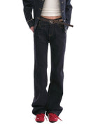 +5CM N2 Smiling Straight Denim Pants
