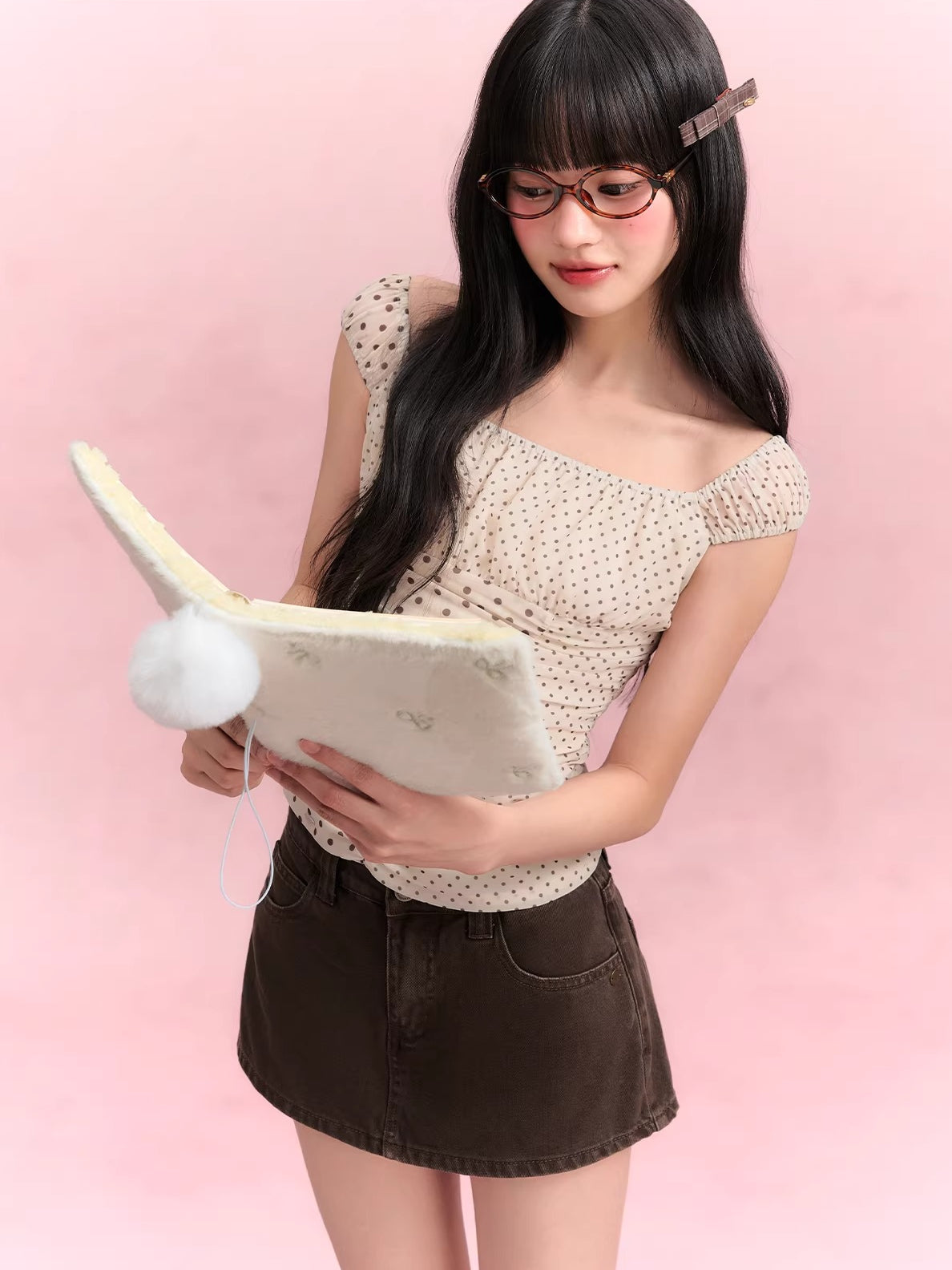 Polka Dot Square Top