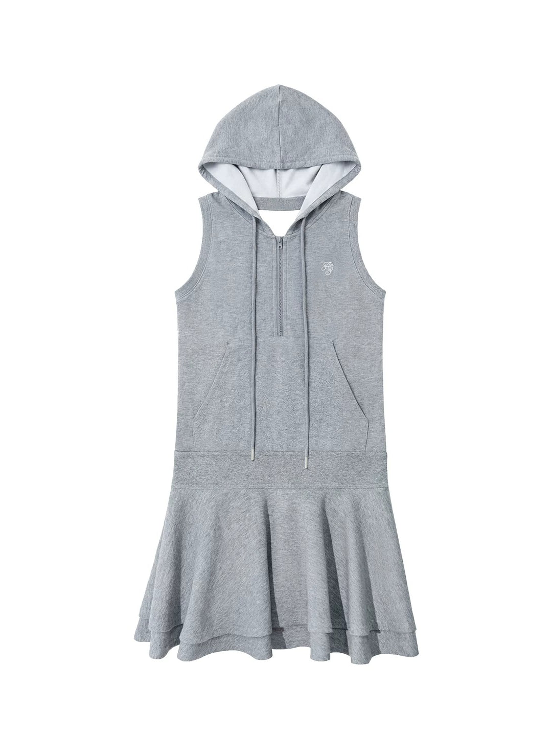 Hooded Layered Romper