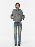 Retro Washed Slim Denim Jeans