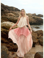 Laguna Lace Halter Maxi Dress