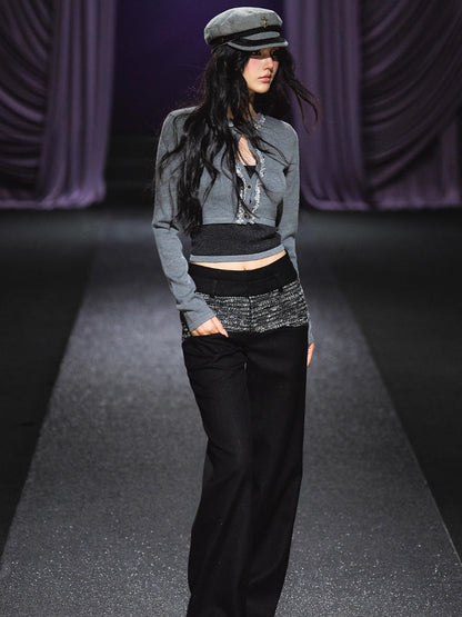 Embellished Knit Cardigan &amp; Camisole Set