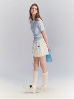Contrast Drawstring Tee