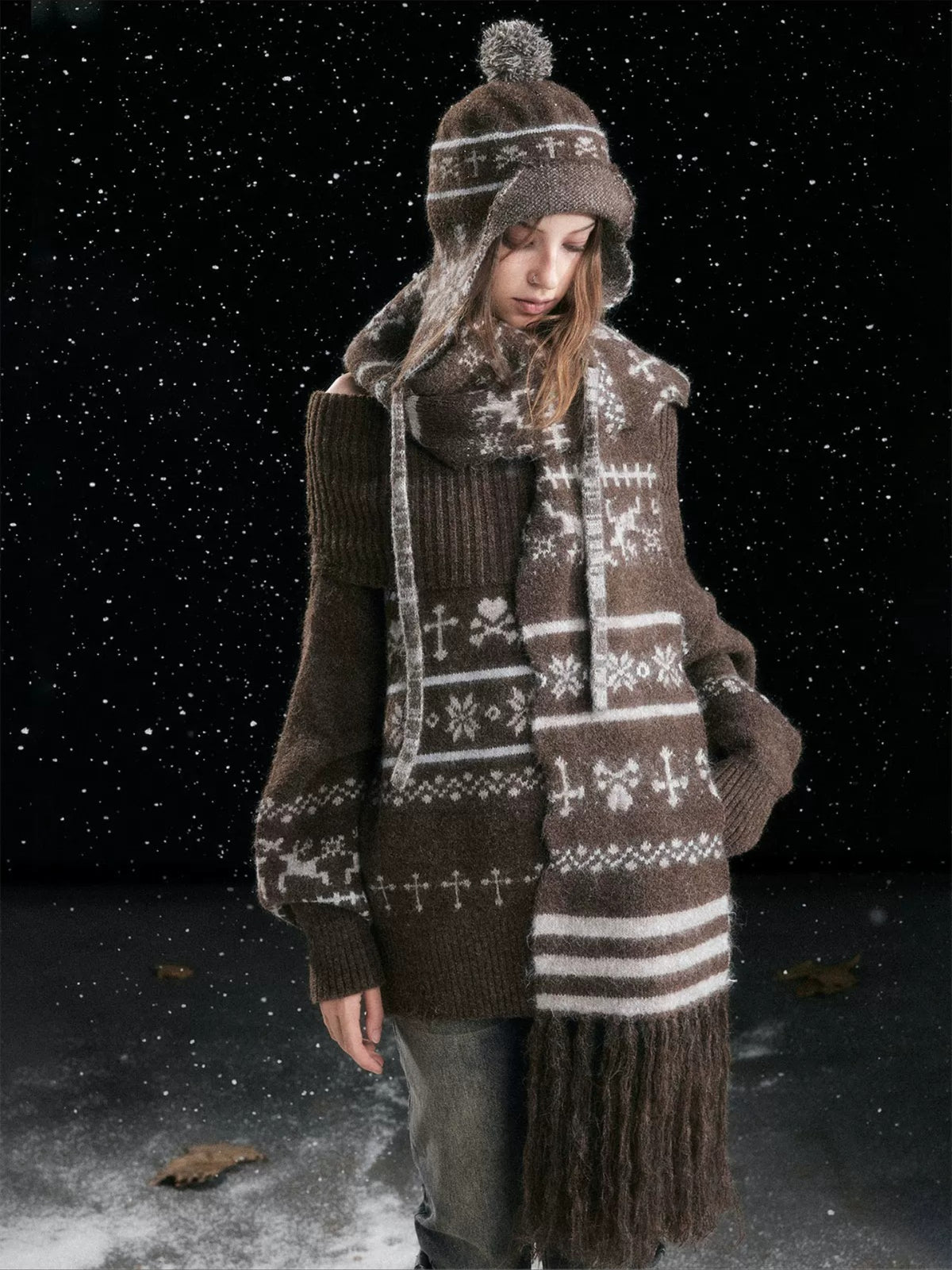 Fair Isle Knit Sweater