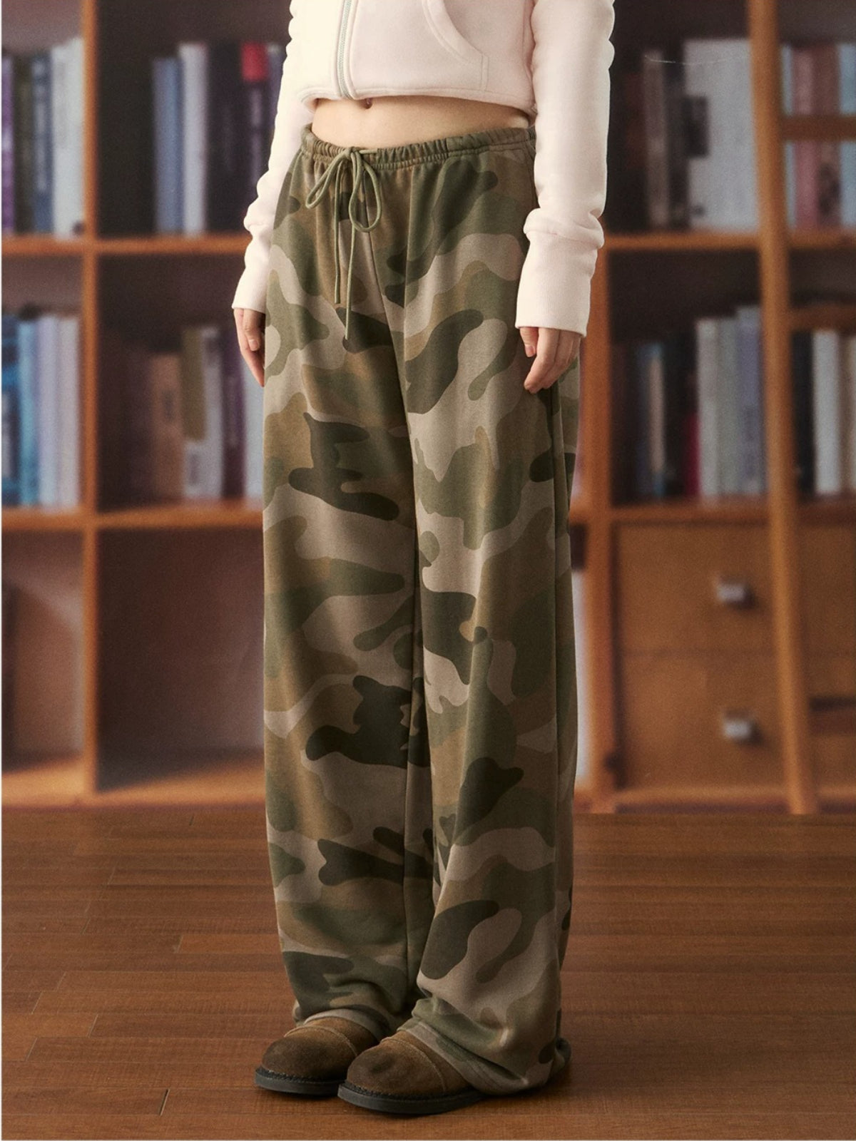 Vintage Camo Wide Leg Pants