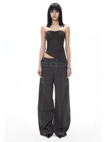 Polka Dot Textured Tube Top