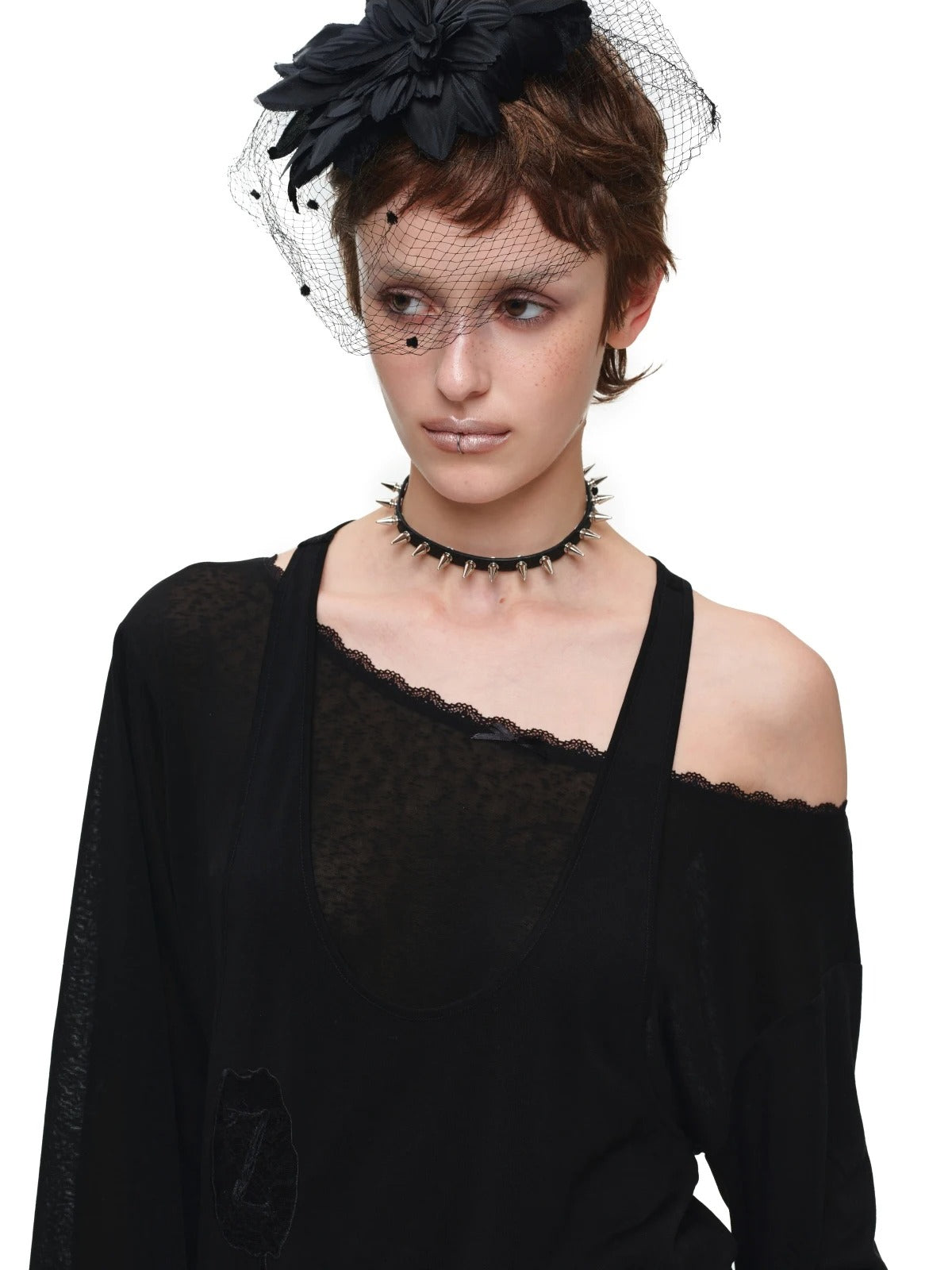 Lace Patch Layered Tee