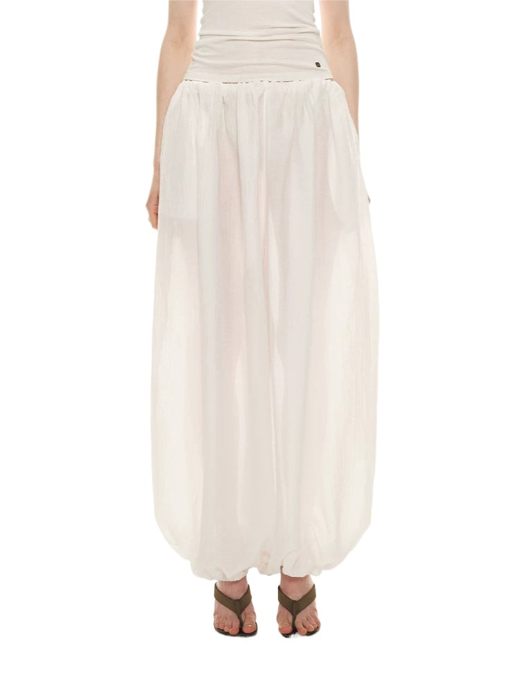 Airy Balloon Wide Pants