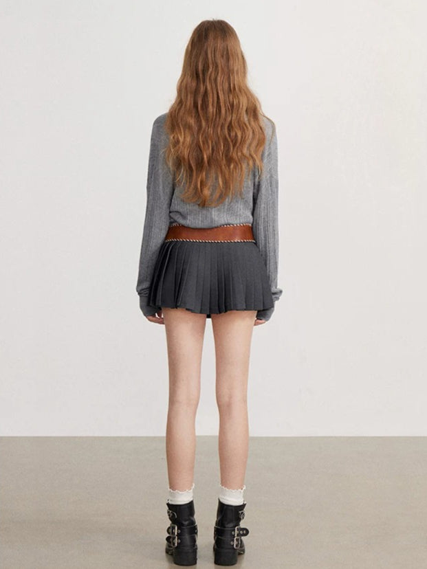 Cross Strap Knit Set