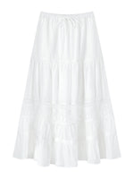 Soft Flutter Sleeve Blouse & Skirt Set
