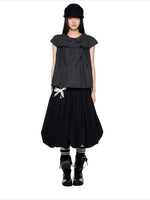 Plaid Peter Pan Top