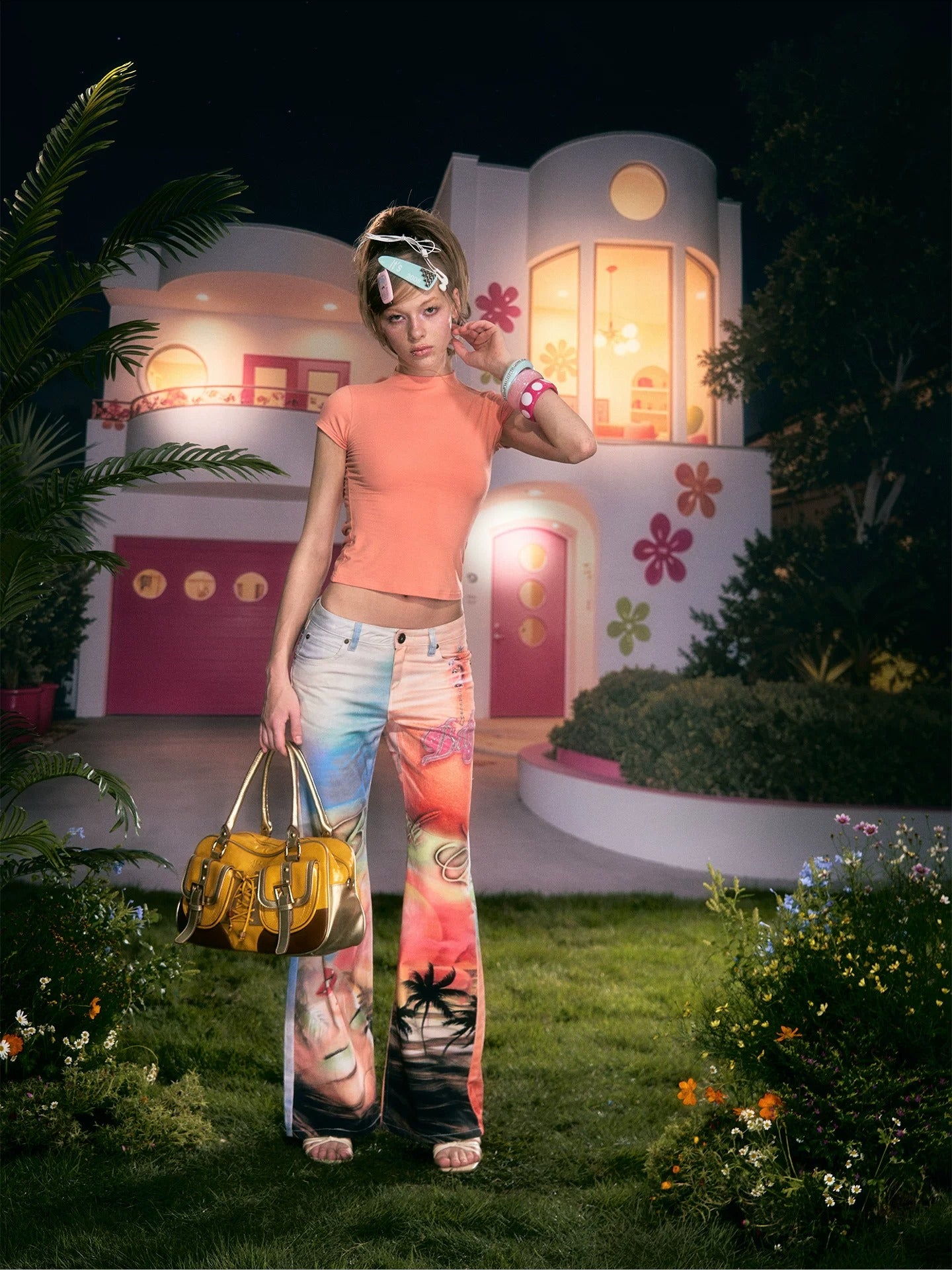 Gradient Flare Jeans