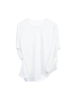 Textured Cotton Sleeveless T-Shirt