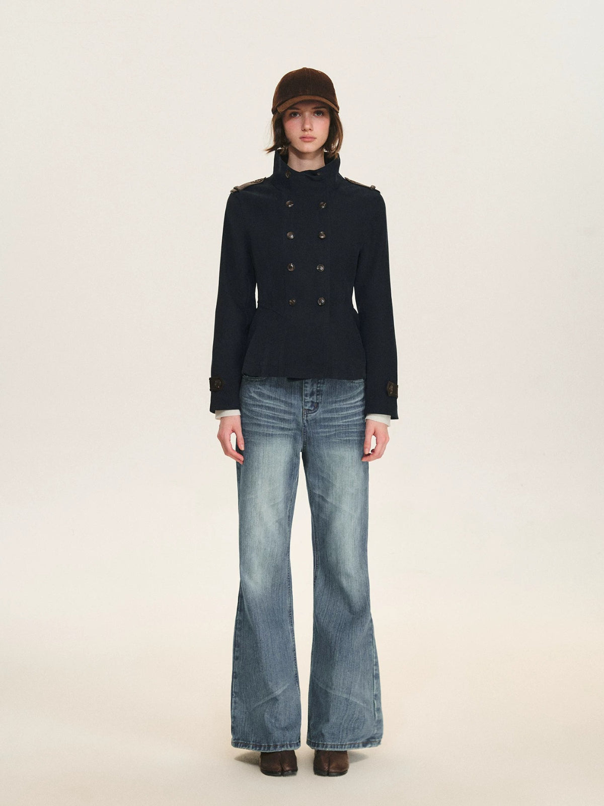 Vintage Washed Low Rise Jeans
