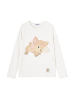 Off-White Deer Print Long-Sleeve T-shirt